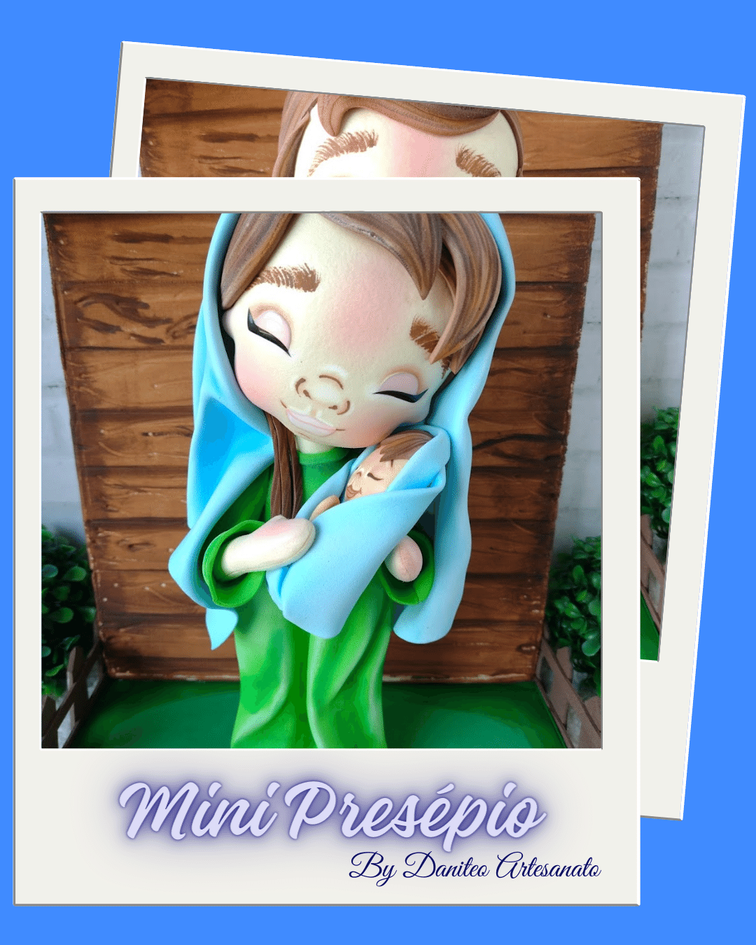 Imagem fotos Maria e Menino Jesus presépio de natal