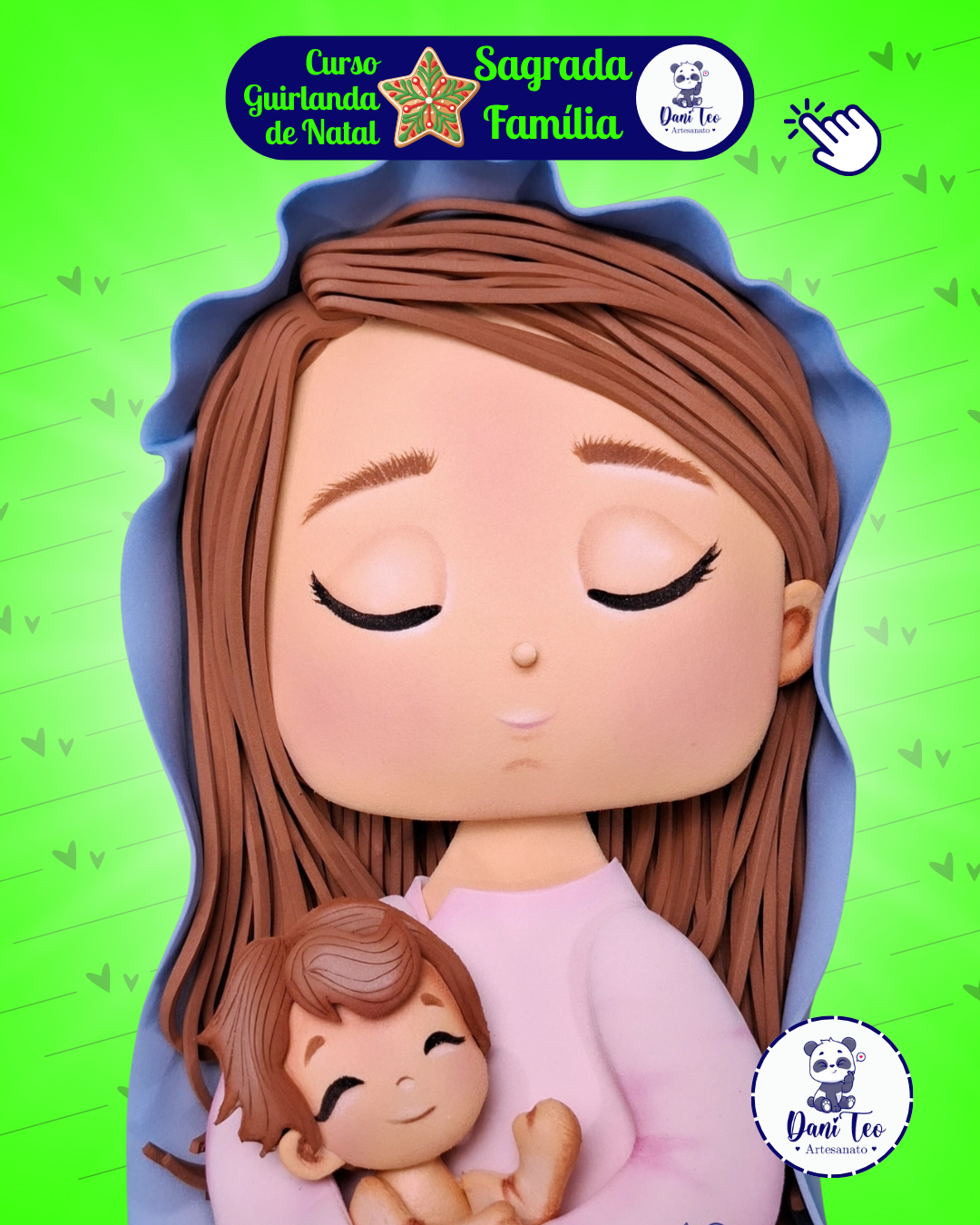 CURSO GUIRLANDA DE NATAL SAGRADA FAMÍLIA