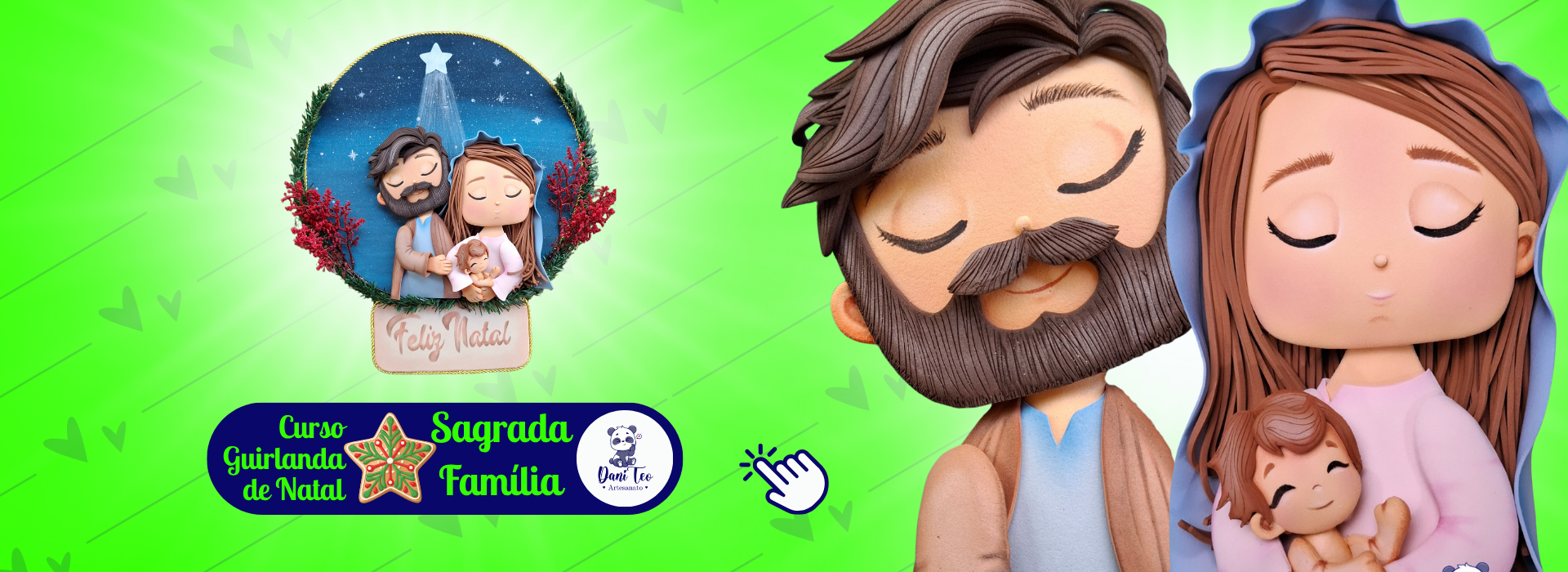 CURSO GUIRLANDA DE NATAL SAGRADA FAMÍLIA